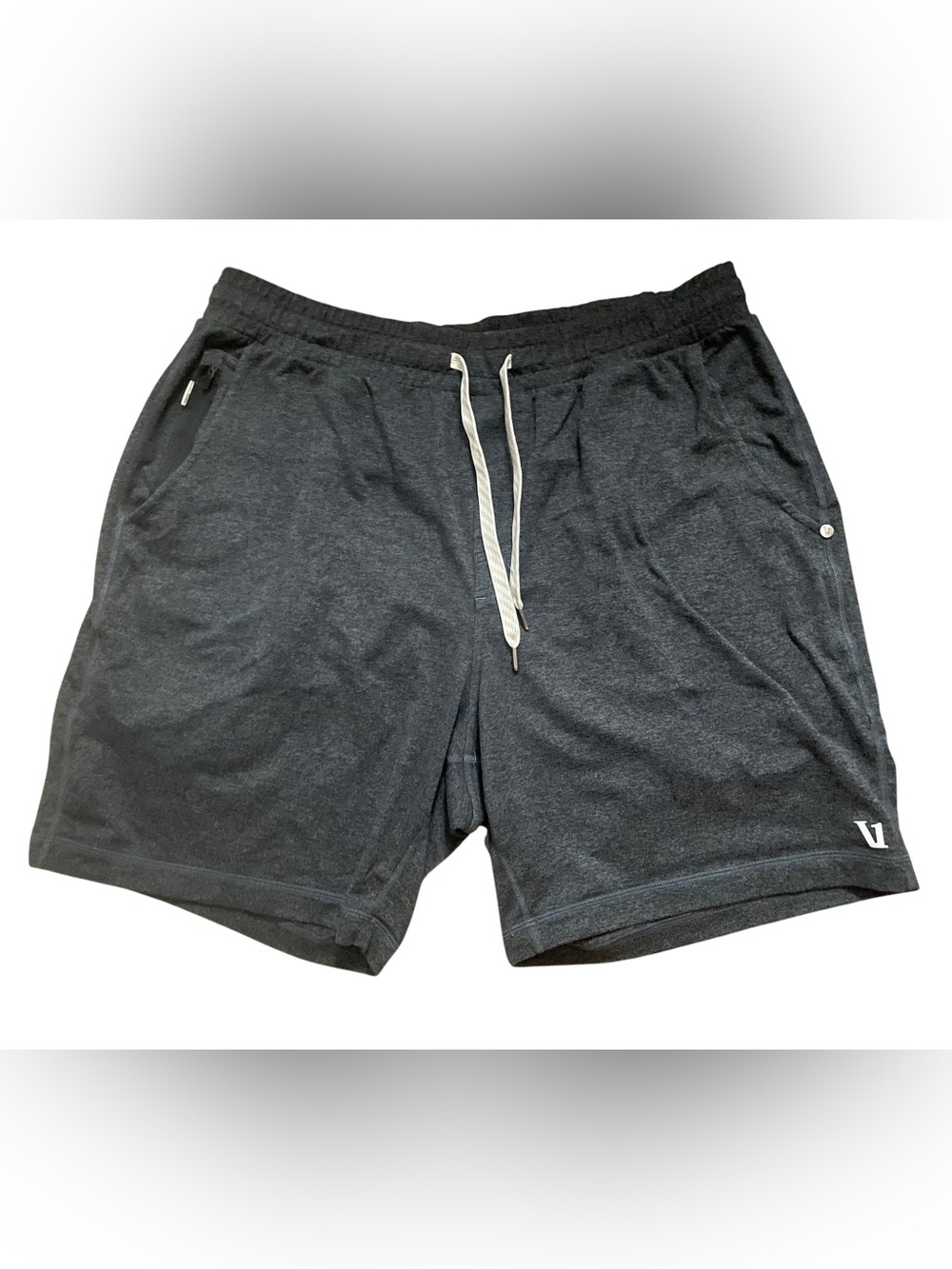 Vuori Shorts Men’s Large Ponto Performance Short 7" Grey Charcoal Heather Active